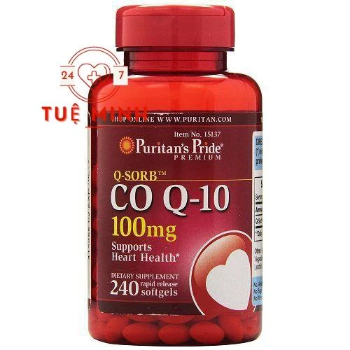 Co q10 100mg puritans pride 240 viên