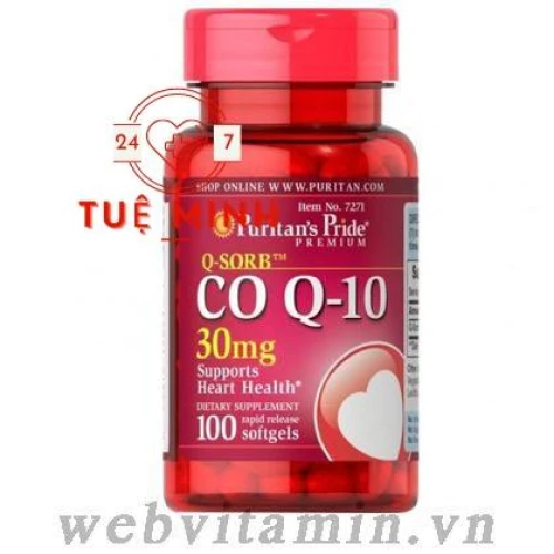 Co q10 30mg 100 viên puritans pride