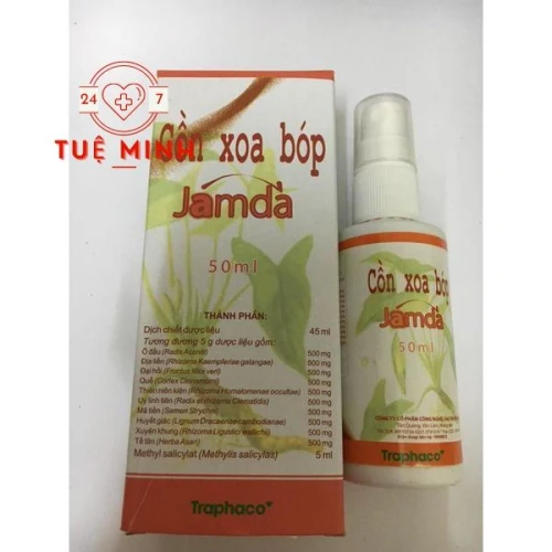 Cồn xoa bóp jamda