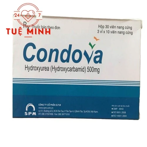 Condova 500mg - Thuốc điều trị ung thư hiệu quả của SPM