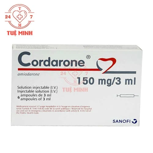 Cordarone 150mg/3ml - Thuốc điều trị rối loạn nhịp tim