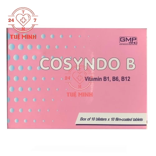 Cosyndo B Armephaco - Sản phẩm bổ sung vitamin B, B1 cho cơ thể