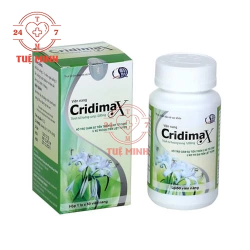 CRIDIMAX - Hỗ trợ điều trị điều trị u xơ, u nang hiệu quả