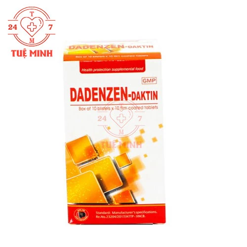 DADENZEN-DAKTIN - Hỗ trợ giảm sưng đau, phù  hiệu quả