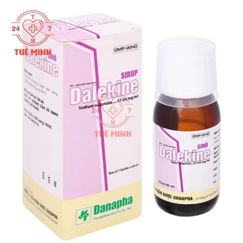 Dalekine 57,64mg/ml Danapha (60ml) - Thuốc điều trị động kinh