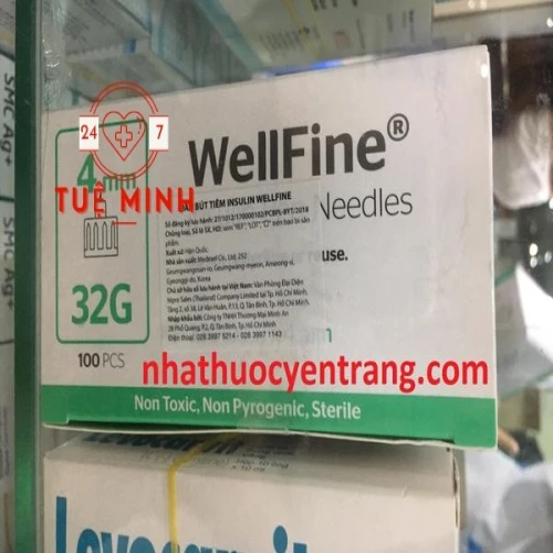 Đầu bút tiêm insulin wellfine