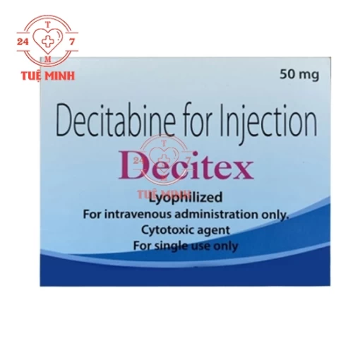 Decitex 50mg - Thuốc tiêm điều trị ung thư hiệu quả