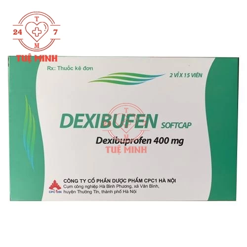 Dexibufen softcap 400mg CPC1HN - Thuốc giảm đau