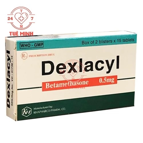 Dexlacyl 0.5mg - Thuốc chống viêm hiệu quả của Khapharco