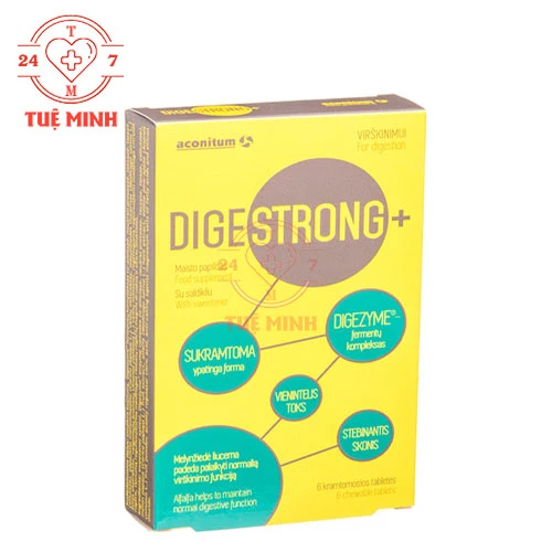 Digestrong+ - Sản phẩm hỗ trợ bổ sung men tiêu hóa của UAB 