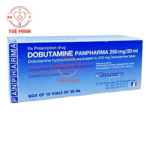 Dobutamine panpharma 250mg/20ml