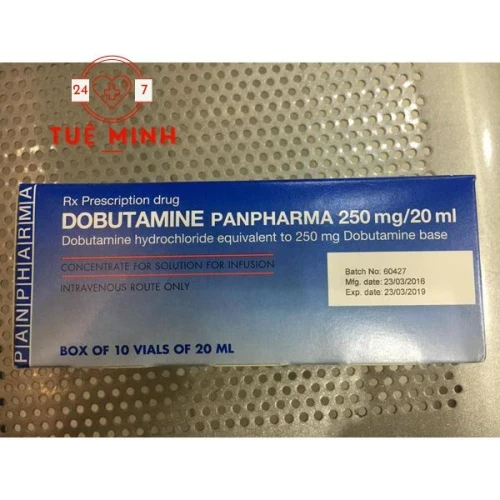 Dobutamine panpharma 250mg/20ml