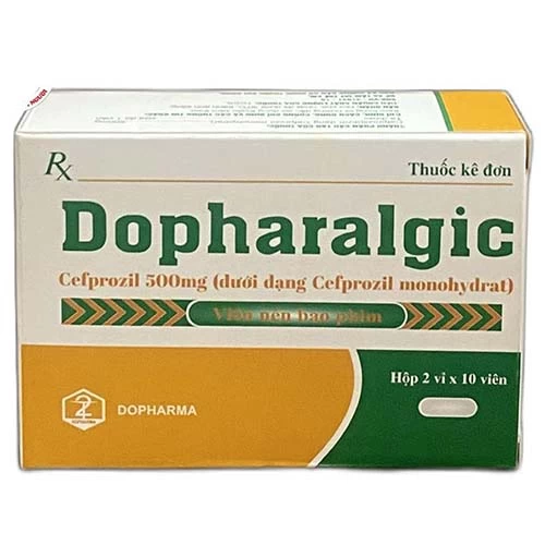 Dopharalgic 500mg - Thuốc điều trị nhiễm khuẩn hiệu quả 