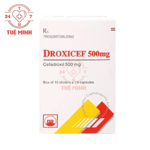 Droxicef 500 Pymepharco - Thuốc điều trị nhiễm khuẩn