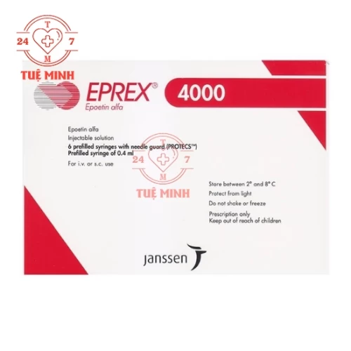 Eprex 4000UI Cilag - Thuốc điều trị thiếu máu