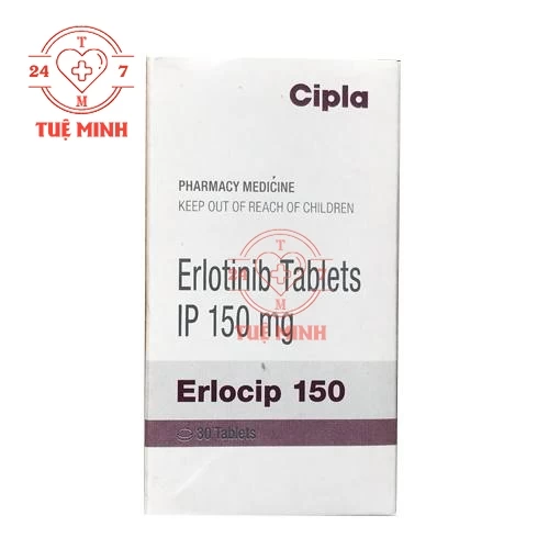 Erlocip 150mg - Thuốc điều trị bệnh ung thư phổi hiệu quả của Ấn Độ