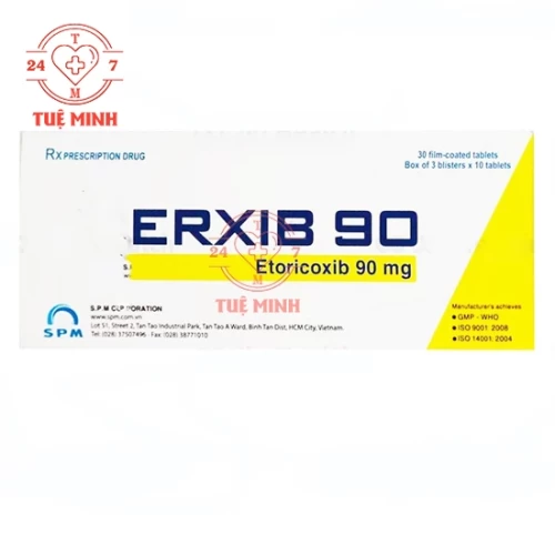 Erxib 90mg SPM - Thuốc điều trị viêm xương khớp
