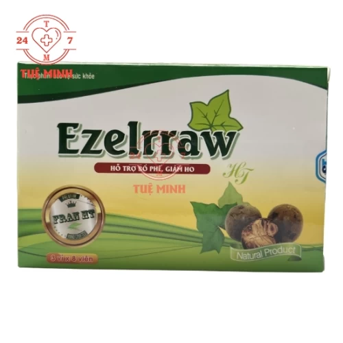 Ezelrraw HT Santex - Viên ngậm bổ phế, giảm ho
