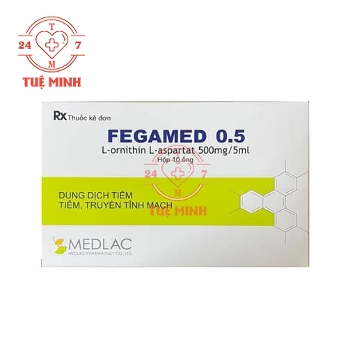 Fegamed 0,5 - Thuốc tiêm điều trị các bệnh về gan của Medlac 