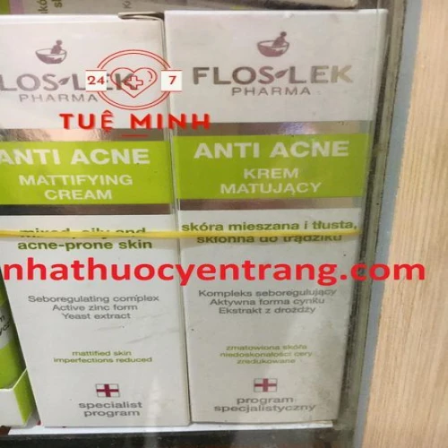 Floslek anti acne mattifying cream 50ml