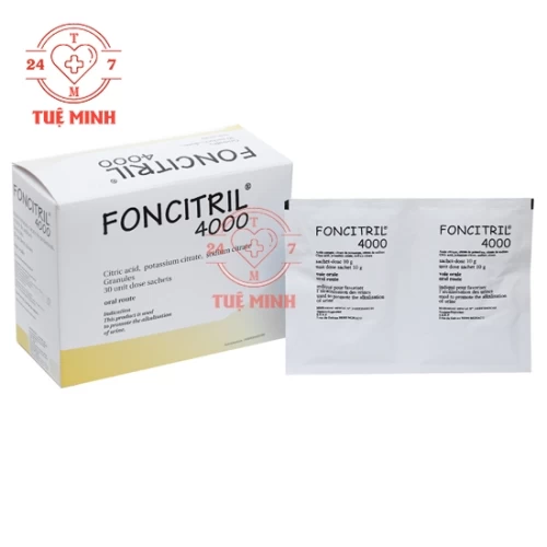 Foncitril 4000 - Thuốc điều trị sỏi đường tiết niệu hiệu quả