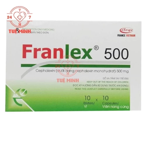 Franlex 500mg - Thuốc điều trị nhiễm trùng hiệu quả