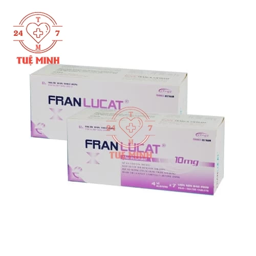 Franlucat 10mg - Montelukast 10mg E'loge