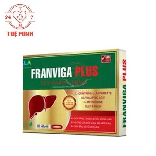 Franviga Plus - Hỗ trợ giải độc gan, giúp tăng cường chức năng gan