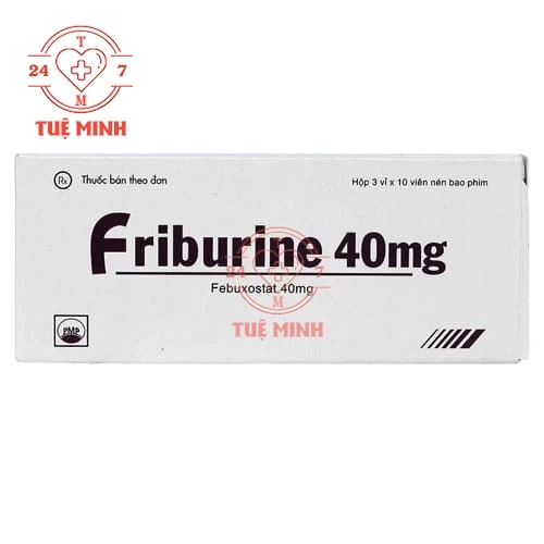 Friburine 40mg - Thuốc điều trị bệnh Gout hiệu quả