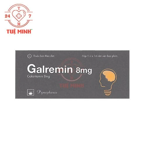 Galremin 8mg Pymepharco - Thuốc điều trị sa sút trí tuệ của Alzheimer