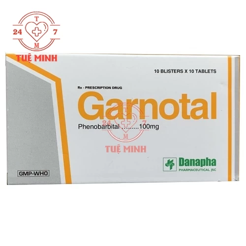 Garnotal 100mg - Thuốc điều trị bệnh động kinh và phòng ngừa co giật 