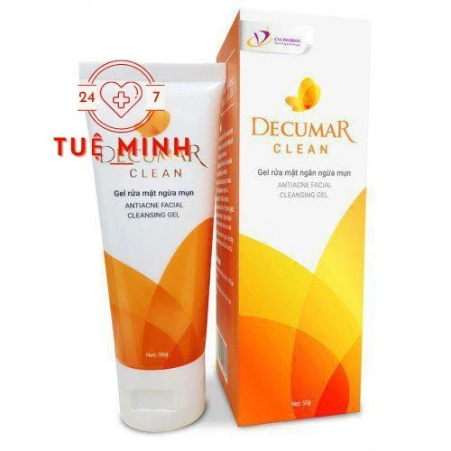 Gel rửa mặt decumar clean 50g