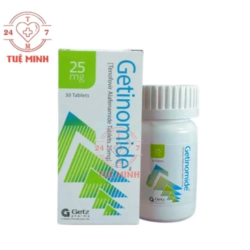 Getinomide - Tenofovir alafenamid Tablets 25mg Getz Pharma