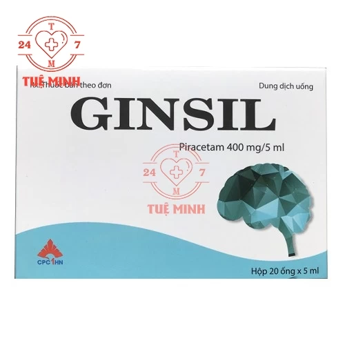 Ginsil 400mg/5ml CPC1HN - Thuốc điều trị chóng mặt