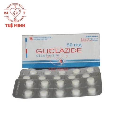 Gliclazid 80mg DMC - Thuốc điều trị đái tháo đường type 2 