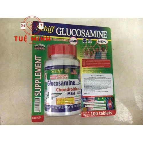 Glucosamin 2400mg schiff 100 viên