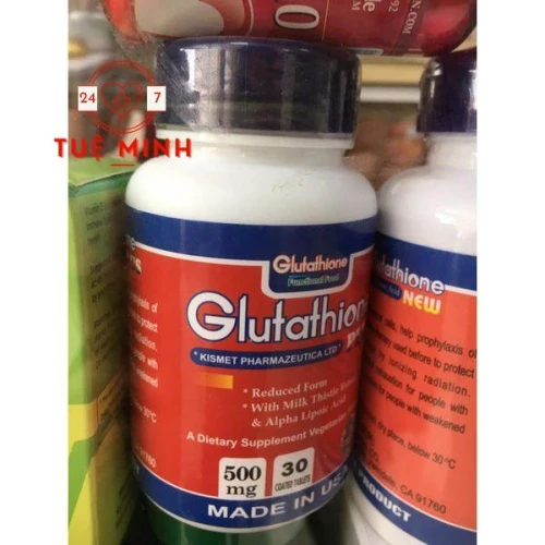 Glutathione kismet 500mg - 30 viên