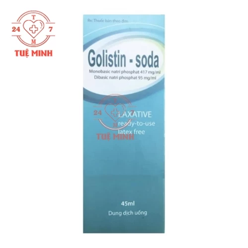 Golistin Soda 45ml CPC1HN - Hỗ trợ làm giảm triệu chứng táo bón