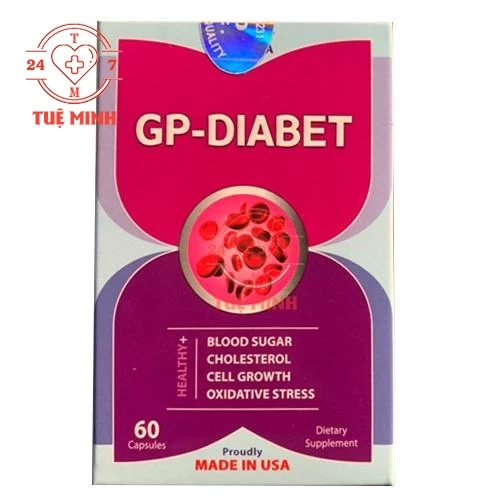 GP Diabet - Hỗ trợ ổn định huyết áp, giảm Cholesterol hiệu quả