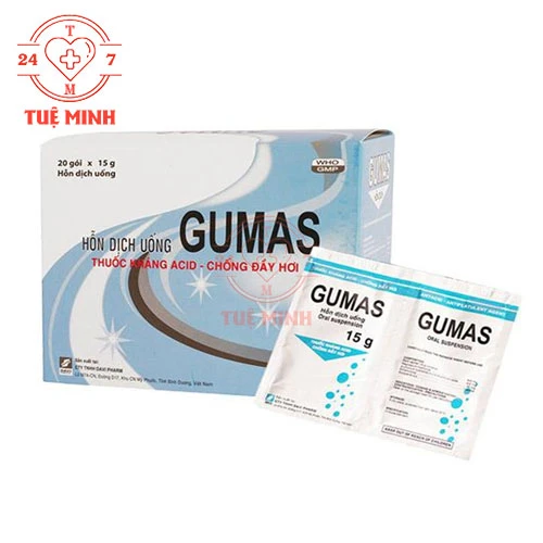 Gumas Davipharm - Hỗn dịch uống điều trị viêm loét tá tràng, dạ dày