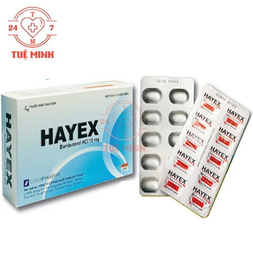 Hayex 10mg Davipharm - Thuốc điều trị hen phế quản hiệu quả