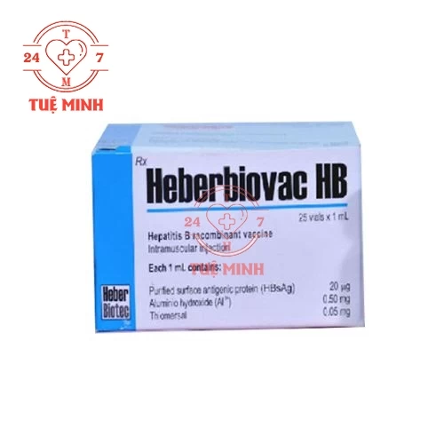 Heberbiovac HB 1ml CIGB - Vaccine phòng ngừa viêm gan B