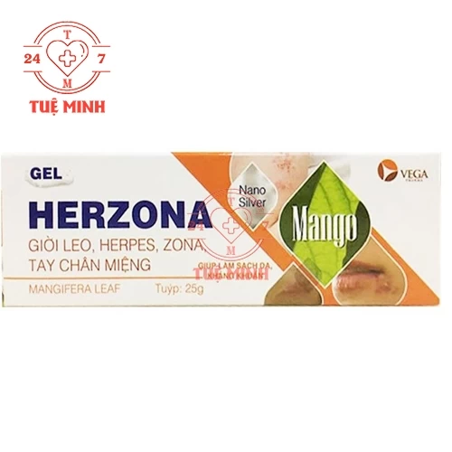 Herzona Vega Pharma - Kem bôi làm sạch và sát khuẩn hiệu quả