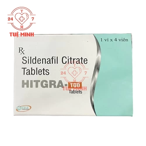 Hitgra-100 Tablets - Sildenafil 100mg Zee Lab