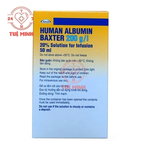 Human albumin 20% baxter 50ml