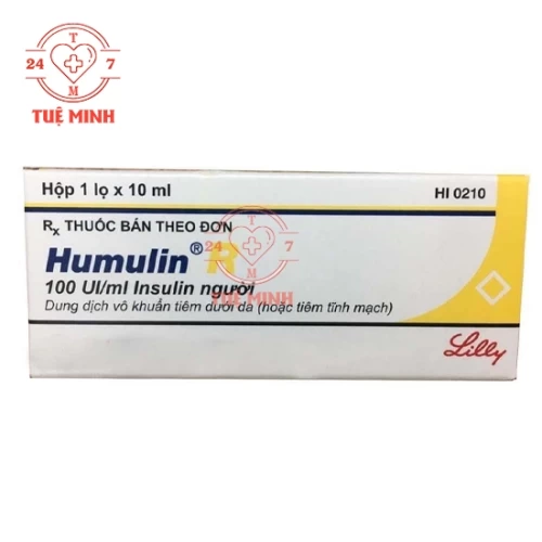 Humulin r 100iu/ml 10ml