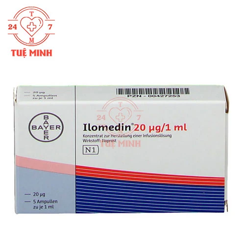 Ilomedin 20mcg/1ml Bayer - Thuốc điều trị viêm tắc, co thắt mạch hiệu quả