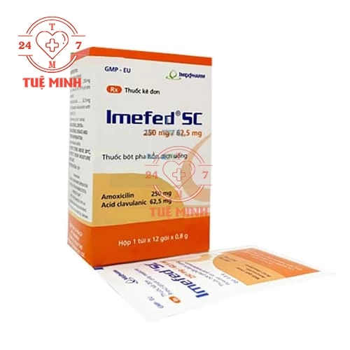 Imefed SC 250mg/62,5mg - Thuốc điều trị nhiễm khuẩn của Imexpharm