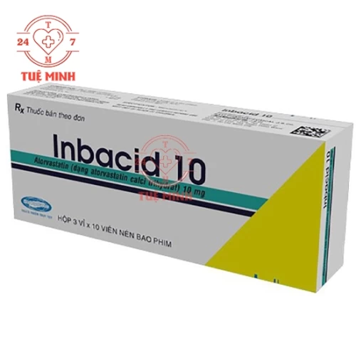 Inbacid - Thuốc làm giảm cholesterol máu hiệu quả