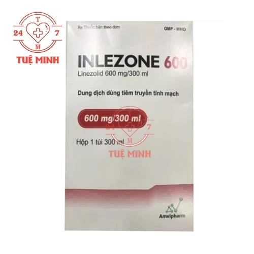 Inlezone 600 Amvipharm - Thuốc điều trị nhiễm khuẩn hiệu quả ANVI